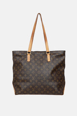 Louis Vuitton 2001 Monogram Cabas Mezzo Tote Bag