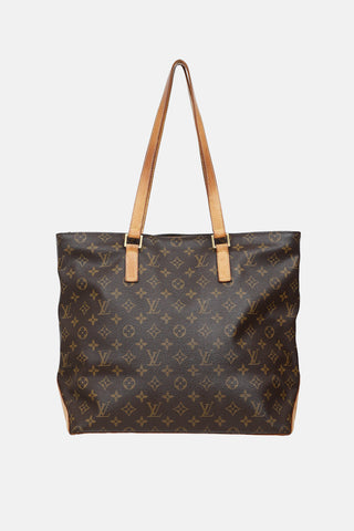 Louis Vuitton 2001 Monogram Cabas Mezzo Tote Bag