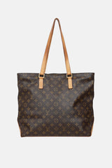 Louis Vuitton 2001 Monogram Cabas Mezzo Tote Bag