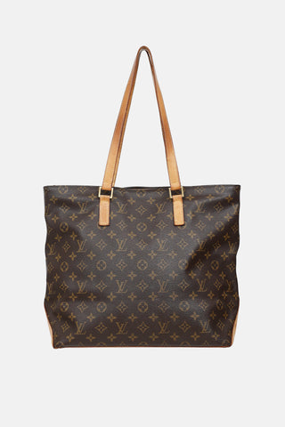 Louis Vuitton 2001 Monogram Cabas Mezzo Tote Bag