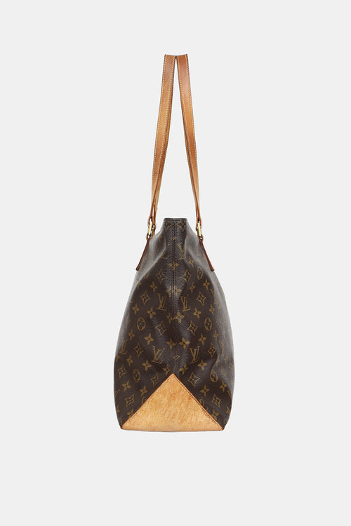 Louis Vuitton 2001 Monogram Cabas Mezzo Tote Bag