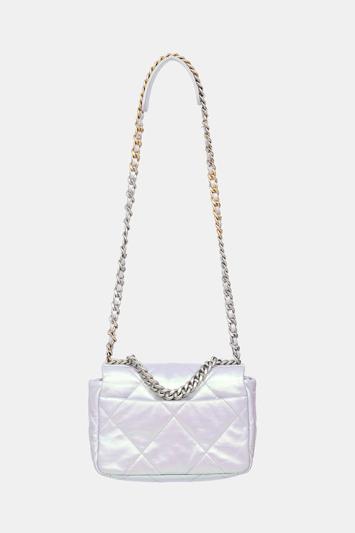 Chanel 2019 Iridescent Quilt Flap Bag