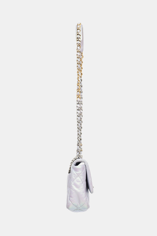 Chanel 2020 Iridescent Quilt Flap Bag