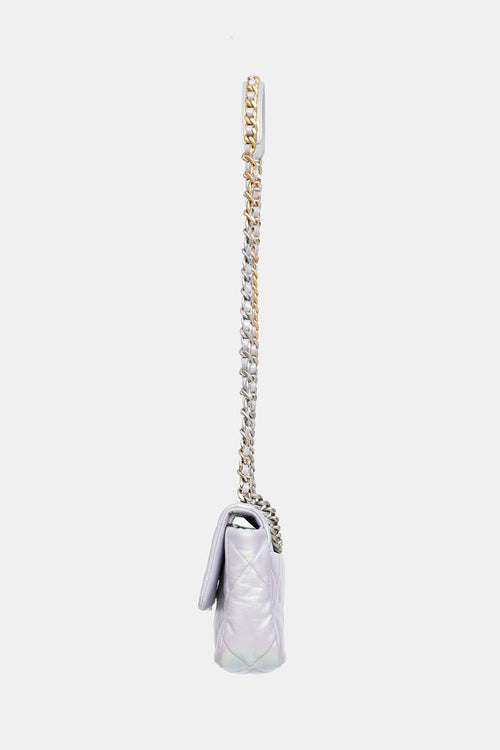 Chanel 2021 Iridescent Quilt Flap Bag