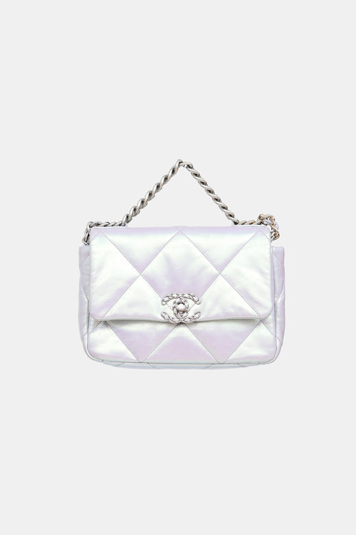 Chanel 2022 Iridescent Quilt Flap Bag