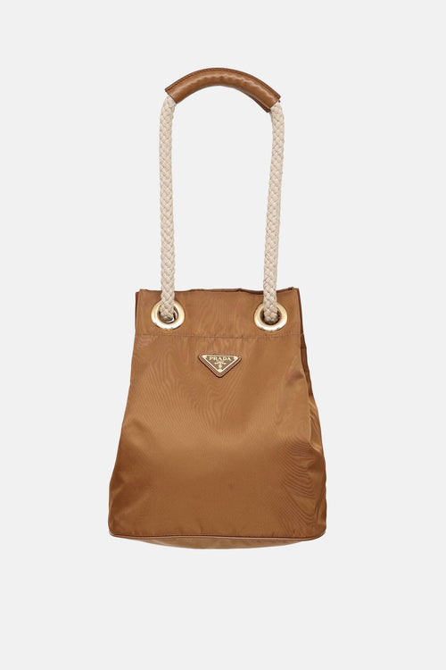Prada Small Nylon Mariner Bucket Bag