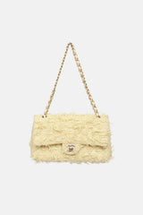 Chanel 2021 Medium Tweed Matelassé Shoulder Bag