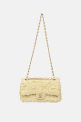 Chanel 2021 Medium Tweed Matelassé Shoulder Bag