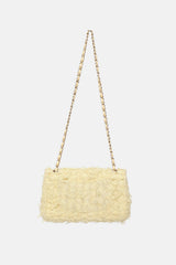 Chanel 2021 Medium Tweed Matelassé Shoulder Bag