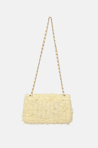 Chanel 2021 Medium Tweed Matelassé Shoulder Bag