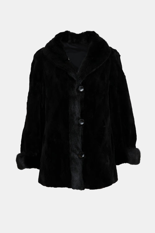 VSP Archive Reversible Fur Trim Coat