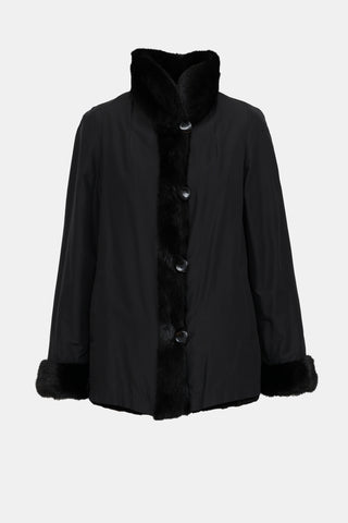 VSP Archive Reversible Fur Trim Coat