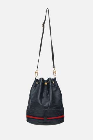 Gucci Webbed Bucket Bag