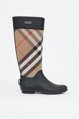 Burberry Nova Check Rain Boot