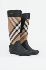 Burberry Nova Check Rain Boot