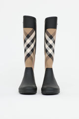 Burberry Nova Check Rain Boot