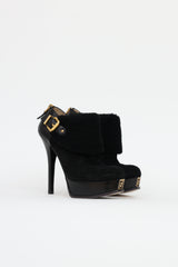 Fendi Fendista Shearling Ankle Boots
