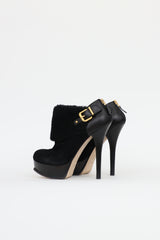 Fendi Fendista Shearling Ankle Boots