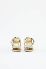 Gucci Suede Logo Sandals