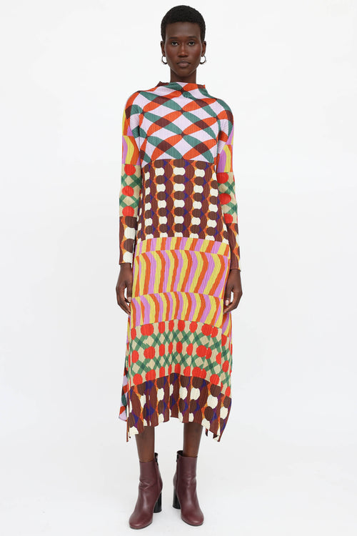 Pleats Please Issey Miyake Harmony Midi Dress