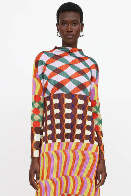 Pleats Please Issey Miyake Harmony Midi Dress