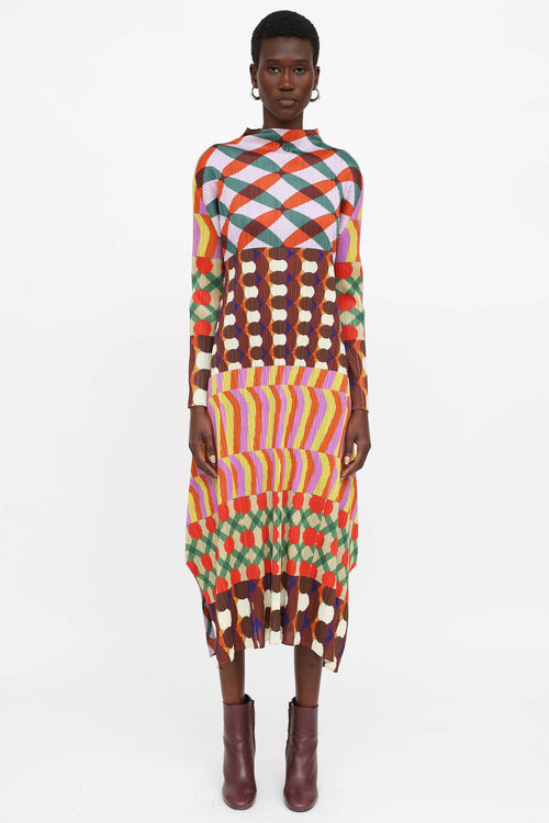 Pleats Please Issey Miyake Harmony Midi Dress