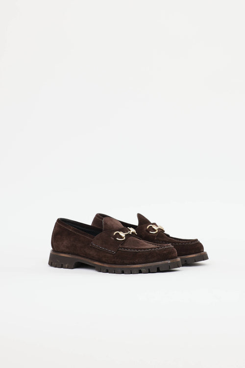Gucci Suede Horsebit Loafer
