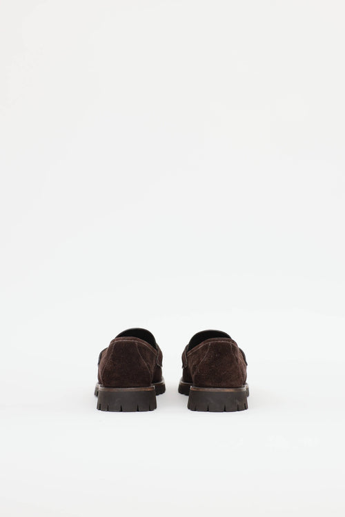 Gucci Suede Horsebit Loafer
