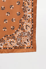 Miu Miu Printed Scarf
