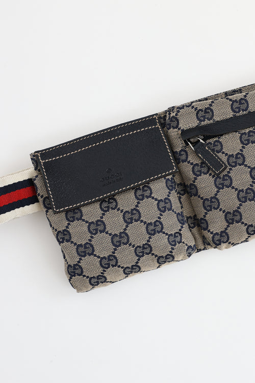 Gucci Canvas Monogram Belt Bag