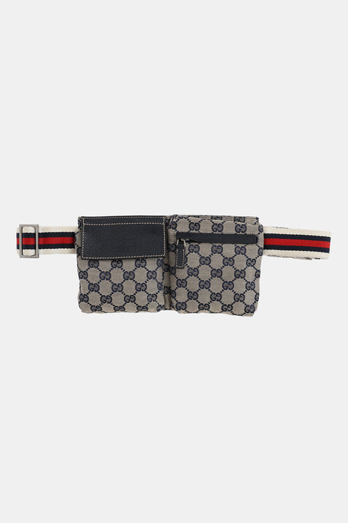 Gucci Canvas Monogram Belt Bag