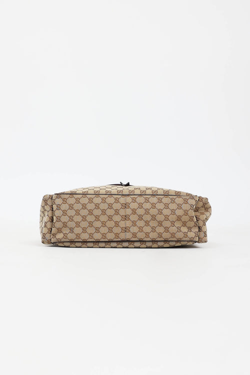 Gucci Monogram Diaper Bag