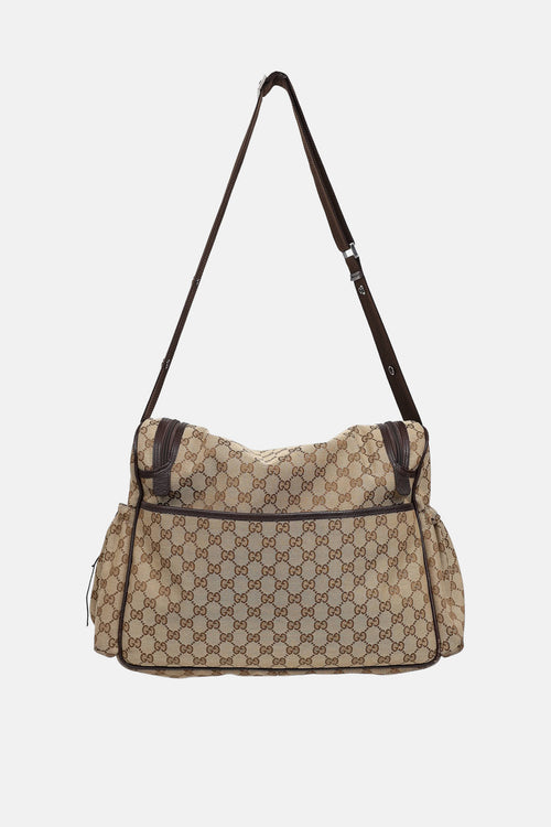Gucci Monogram Diaper Bag