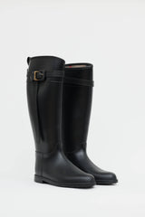 Burberry Rubber Buckle Boot