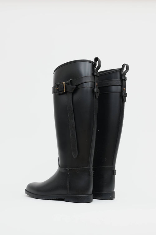 Burberry Rubber Buckle Boot