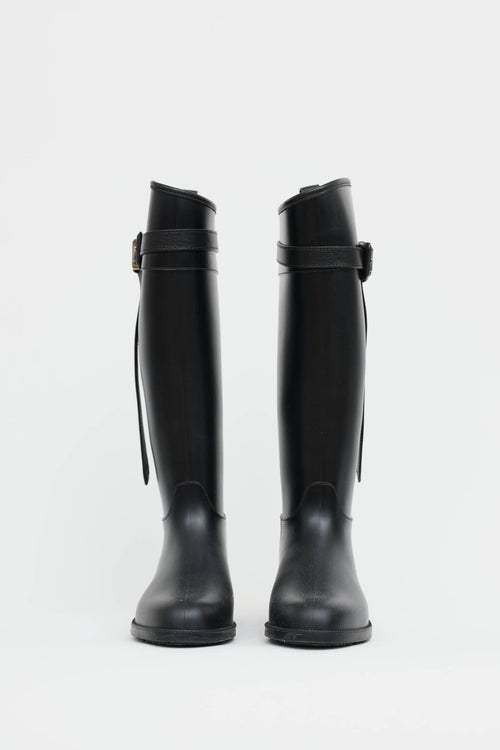 Burberry Rubber Buckle Boot