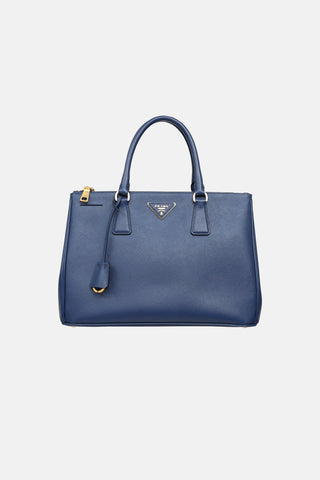 Prada Medium Saffiano Lux Double Zip Galleria Bag