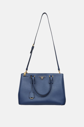 Prada Medium Saffiano Lux Double Zip Galleria Bag