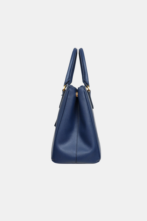 Prada Medium Saffiano Lux Double Zip Galleria Bag