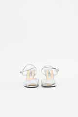 Prada Cut Out Heart Wedge Sandal