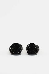 Valentino Velvet Rockstud Flat