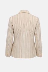 Celine C. 1980s Striped Wool Blazer
