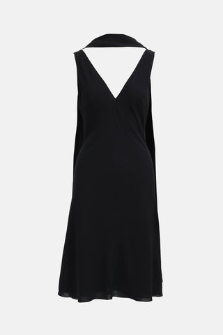 Celine Silk V-Neck Dress