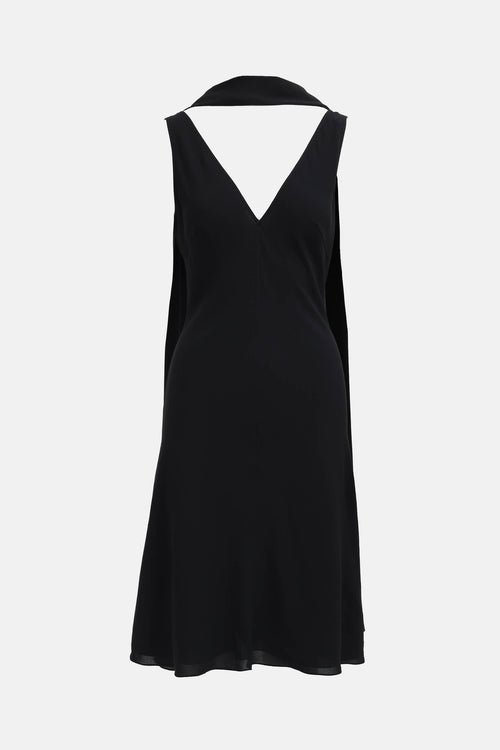 Celine Silk V-Neck Dress