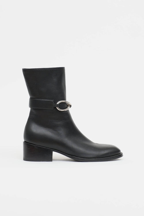 Balenciaga Leather Infinity Link Boot
