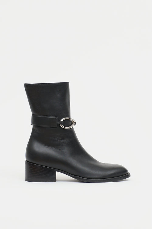 Leather Infinity Link  Boot