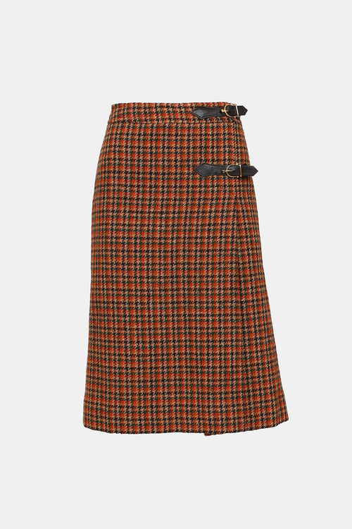 C. 1970s Plaid Skirt