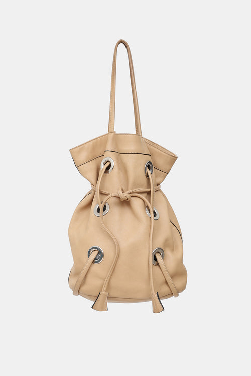 Marni Grommet Leather Bucket Bag