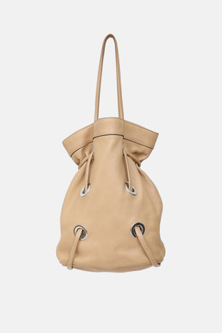 Marni Grommet Leather Bucket Bag