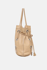 Marni Grommet Leather Bucket Bag